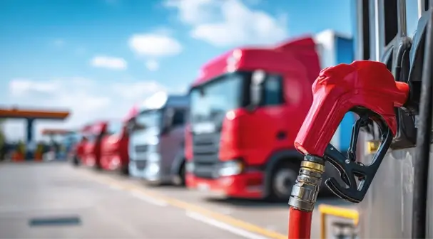 Fuel gauge and fleet vehicles, boosting economy strategies using Fleet Service 365 app for Microsoft Dynamics 365.