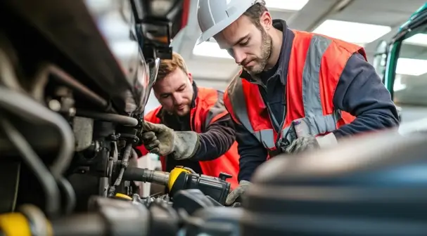 Calendar and tools for fleet maintenance scheduling, extending lifespan with Fleet Service 365 integrated in Microsoft Dynamics 365.